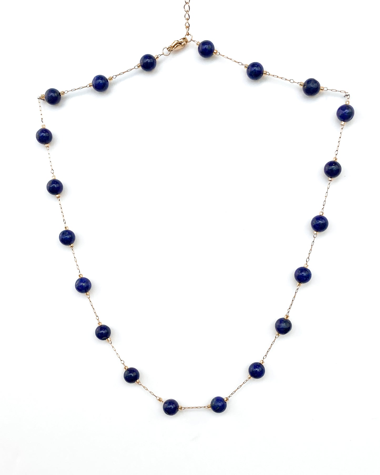 Collier Princesse Perle Lapis Lazuli