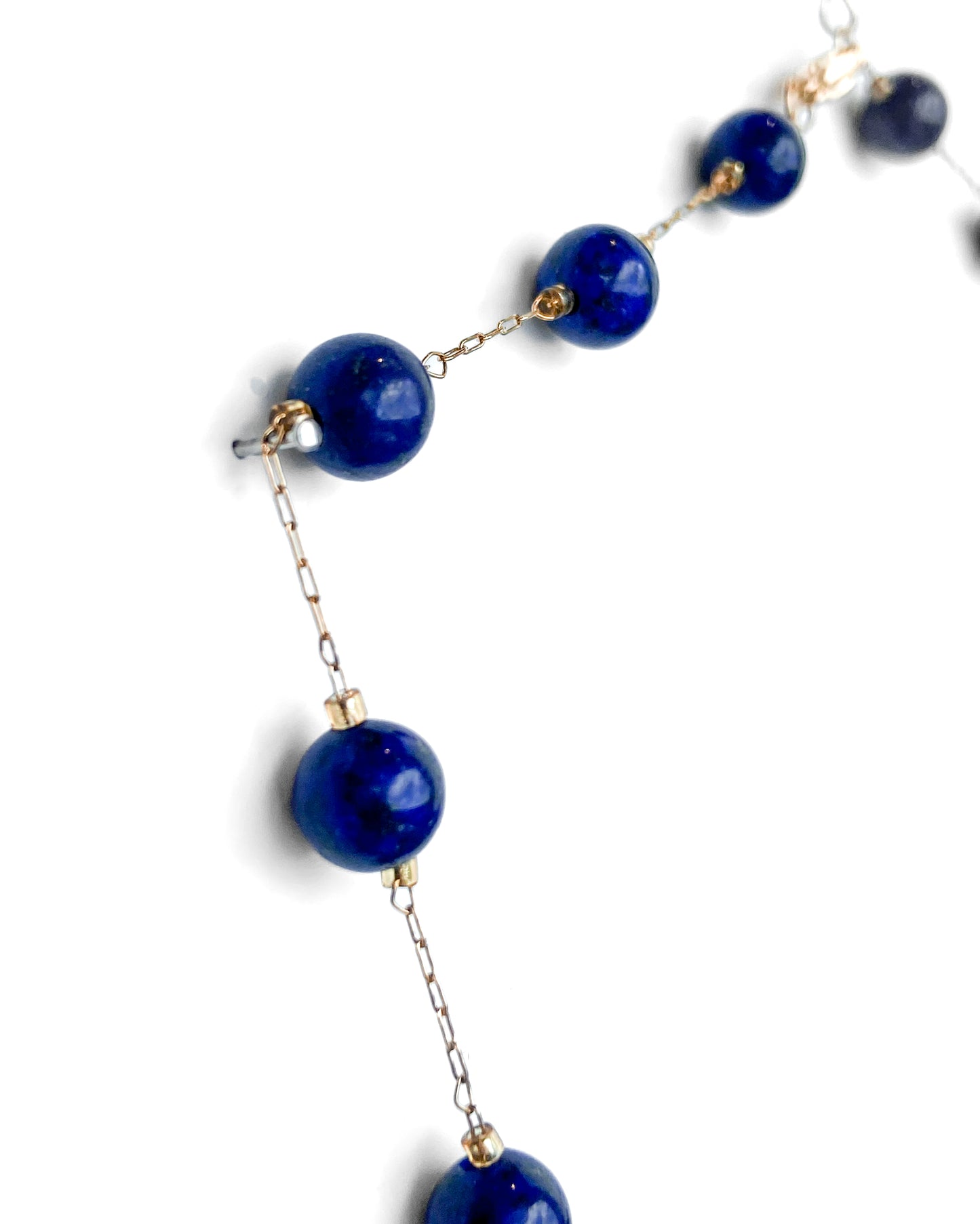 Collier Princesse Perle Lapis Lazuli