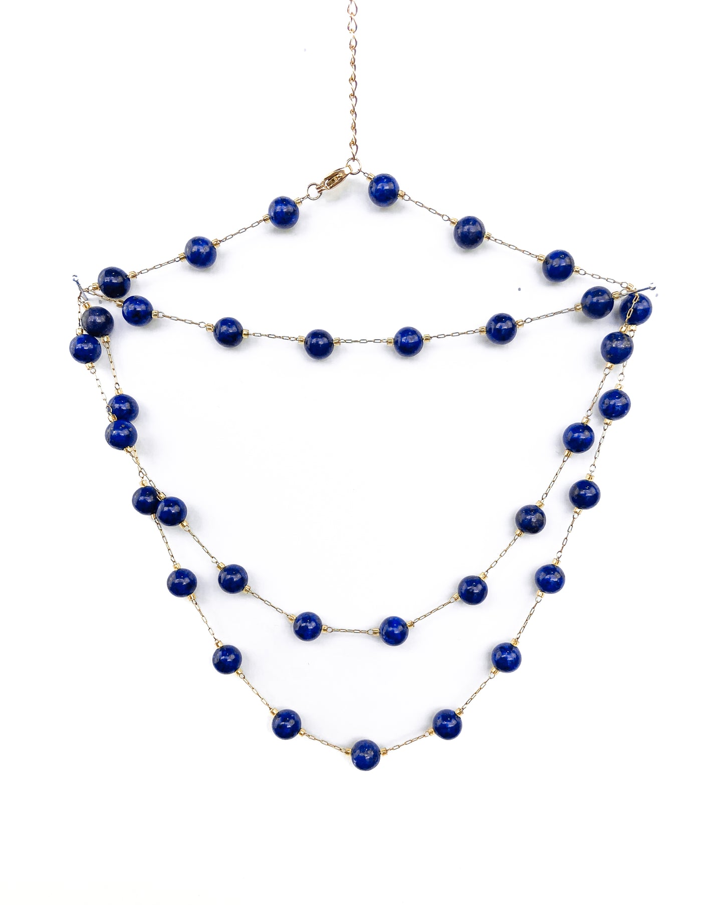 Collier Sautoir Perle Lapis Lazuli